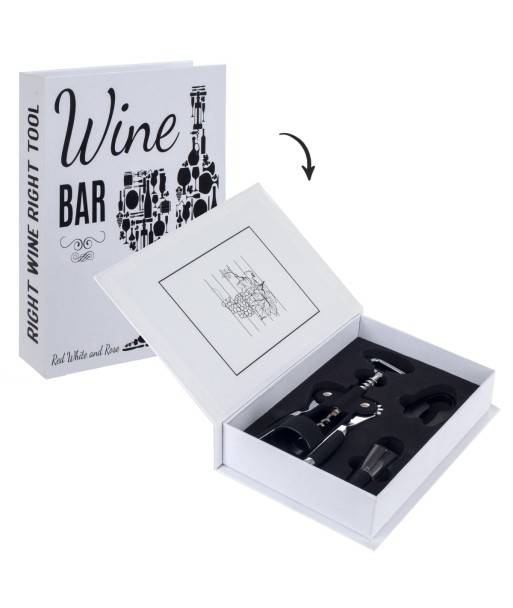 Signes Grimalt By Sigris - Libros Decorativos | Caja Libro de Madera con Pack para Vino, Diseño Vino