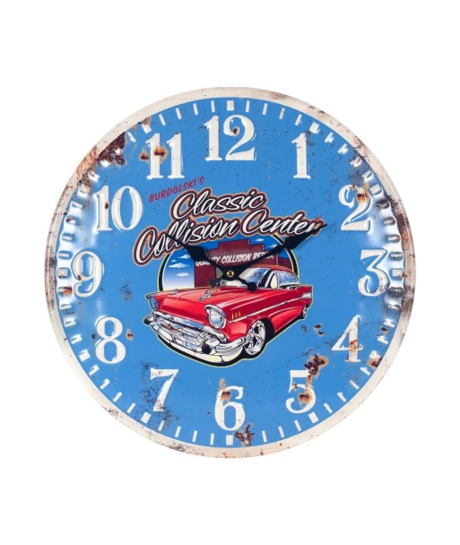 Signes Grimalt By Sigris - Reloj Pared Vintage | Reloj Pared Madera, Diseño: Coche, Diámetro 40 cm Signes Grimalt