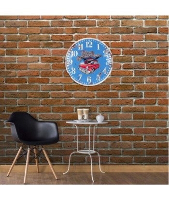 Signes Grimalt By Sigris - Reloj Pared Vintage | Reloj Pared Madera, Diseño: Coche, Diámetro 40 cm Signes Grimalt