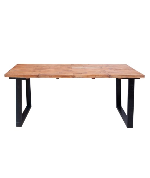 ORIGEN Home Decor Mesa Mueble Auxiliar | Mesa de comer Marrón Rectangular - 81x200x100cm