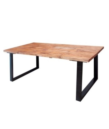 ORIGEN Home Decor Mesa Mueble Auxiliar | Mesa de comer Marrón Rectangular - 81x200x100cm