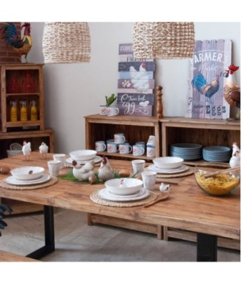 ORIGEN Home Decor Mesa Mueble Auxiliar | Mesa de comer Marrón Rectangular - 81x200x100cm