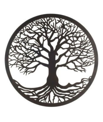 Decor and Go Adorno Pared Arbol De La Vida Adorno Pared de Apliques Metal Colección Étnico Modelo D
