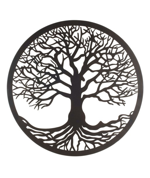 Decor and Go Adorno Pared Arbol De La Vida Adorno Pared de Apliques Metal Colección Étnico Modelo D