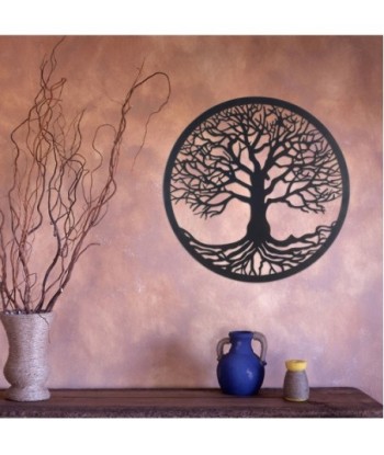 Decor and Go Adorno Pared Arbol De La Vida Adorno Pared de Apliques Metal Colección Étnico Modelo D