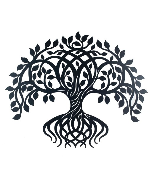Decor and Go Adorno Pared Arbol Adorno Pared de Apliques Metal Colección Étnico Modelo C