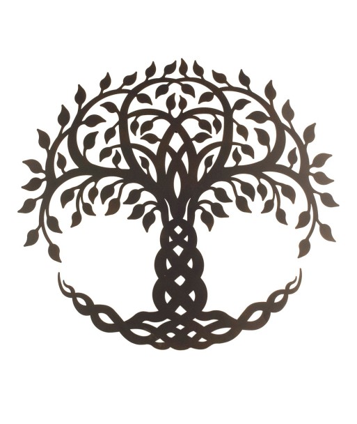By SIGRIS Adorno Pared Árbol Imitación Mandala  Adorno Pared Apliques Metal Colección Étnico Signes Grimalt Decor