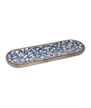 Decor And Go Bandeja Alarga Epoxy Y Madera Bandeja Fuente Portavelas de Madera Decoración Cocina y Hogar Set de