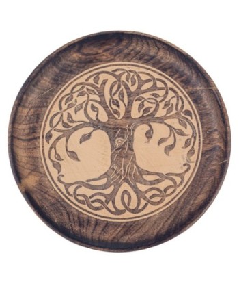 By SIGRIS Plato Árbol De La Vida 22Cm Decoración Bandejas Colección Étnico Signes Grimalt Decor And Go