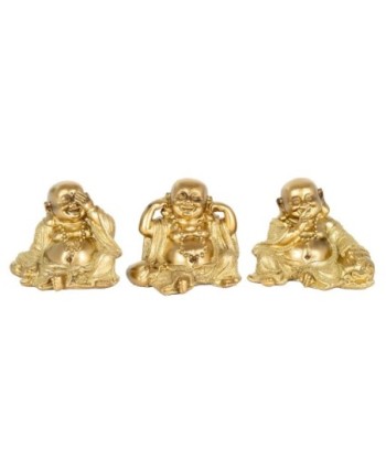 By SIGRIS Budas Pequeño  Dorado Incluye 3 Unidades Figuras Budas Colección Oriental Signes Grimalt Decor And Go
