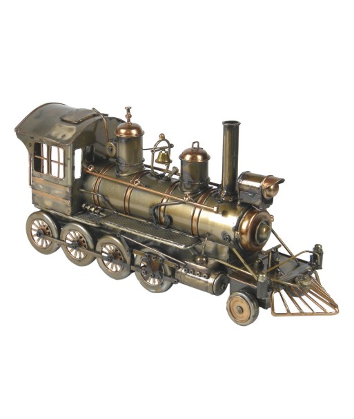Tren Vintage de Metal para Modelismo y Decoración, Regalo Perfecto para Coleccionistas y Amantes de los Vehículos