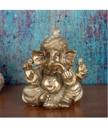 By SIGRIS Ganesh Sentado Dorado Figuras Budas Colección Oriental Signes Grimalt Decor And Go