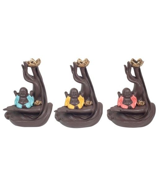 By SIGRIS Apoyador De Incienso Buda Incluye 3 Unidades Figuras Budas Colección Oriental Signes Grimalt Decor And