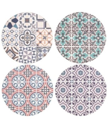 By SIGRIS Salvamantel Redondo Hidráulico Incluye 4 Unidades Cocina Salvamanteles Colección Vintage Signes Grimalt