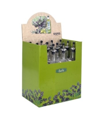 By SIGRIS Aceiteras Mediana Con Caja Incluye 6 Unidades Cocina Utensilios Colección Lavanda Y Olivo Signes Grimalt
