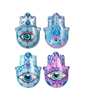By SIGRIS Magnéticos Mano Fátima Incluye 4 Unidades Cocina Posavasos Colección India Signes Grimalt Decor And