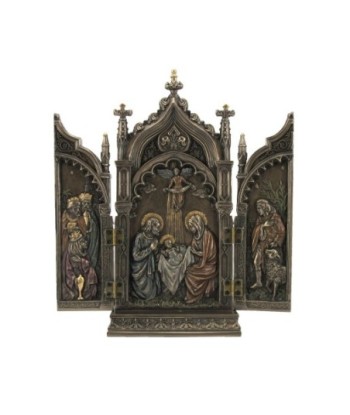 By SIGRIS Tríptico Nacimiento Figuras Bronce Colección Clásico Signes Grimalt Decor And Go