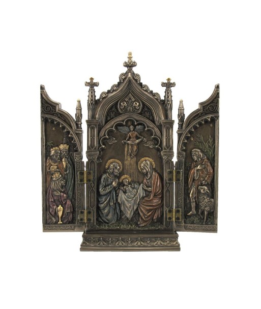 By SIGRIS Tríptico Nacimiento Figuras Bronce Colección Clásico Signes Grimalt Decor And Go