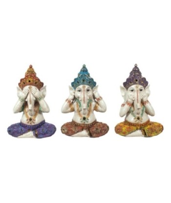 Signes Grimalt By Sigris - Figuras Decorativas | Figura Dios Ganesha -  21 x 9 x 15  cm | Pack 3 Unidades | Color: