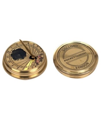 By SIGRIS Reloj Solar/Brújula Bolsillo Decoración Náutico Colección World Map Signes Grimalt Decor And Go