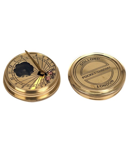 By SIGRIS Reloj Solar/Brújula Bolsillo Decoración Náutico Colección World Map Signes Grimalt Decor And Go