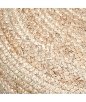 Signes Grimalt by Sigris - Puff Yute | Puff Redondo - Realizado en Yute y Poliester | Color: Beige