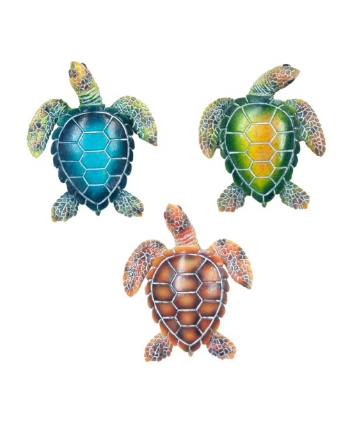 By SIGRIS Magnético Tortuga 3 Diferentes Incluye 3 Unidades Regalo Magnéticos Colección Marinero Y Náutico  Decor