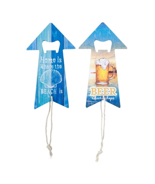 By SIGRIS Destapador Cerveza 2 Diferentes Incluye 2 Unidades Cocina Abrebotellas Colección Vino Y Cerveza  Decor