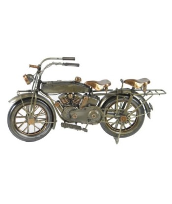 Moto Vintage de Metal para Coleccionistas, Modelo Clásico de Motocicleta, Regalo Perfecto para Amantes de Vehículos