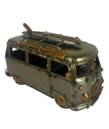 Furgoneta Vintage de Metal, Modelo Clásico para Coleccionistas, Regalo Ideal para Amantes de los Vehículos Retro