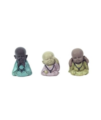By SIGRIS Tierno Budas No veo No Oigo No Hablo Incluye 3 Unidades Figuras Budas Colección Oriental Signes Grimalt