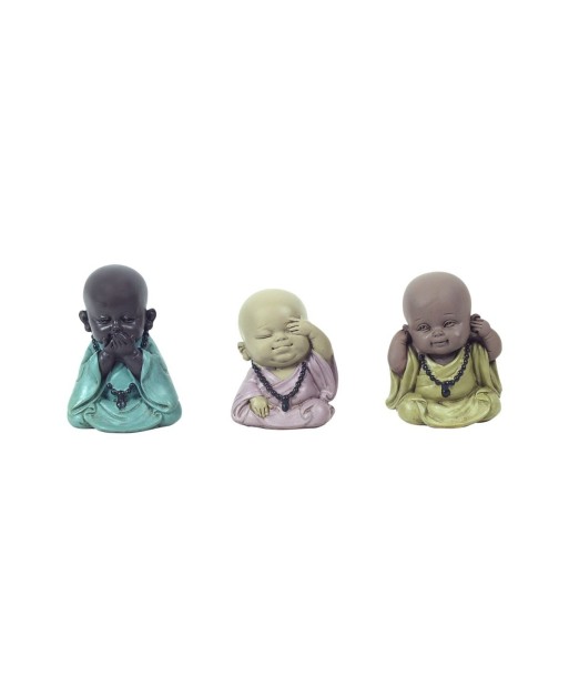 By SIGRIS Tierno Budas No veo No Oigo No Hablo Incluye 3 Unidades Figuras Budas Colección Oriental Signes Grimalt