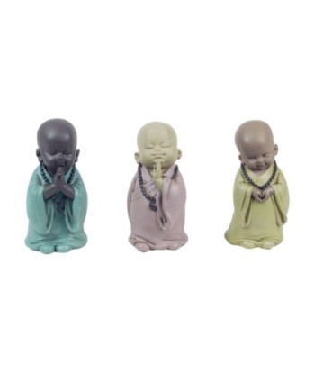 By SIGRIS Monjes 3 Diferentes  Incluye 3 Unidades Figuras Budas Colección Oriental Signes Grimalt Decor And Go