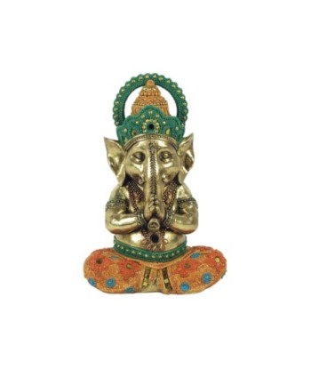 Signes Grimalt By Sigris - Figuras Decorativas | Figura Bronce Dios Ganesha Yoga Meditando - 22 x 10 x 15  cm