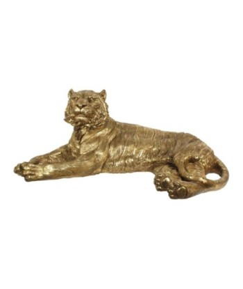 By SIGRIS Tigre De Resina Acostado Figuras Animales Colección Dorado Signes Grimalt Decor And Go