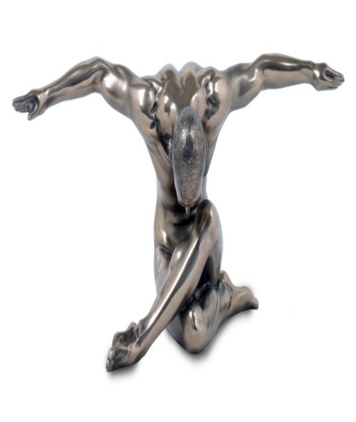 By SIGRIS Figura Hombre Brazos Extendidos Figuras Bronce Colección Clásico Signes Grimalt Decor And Go