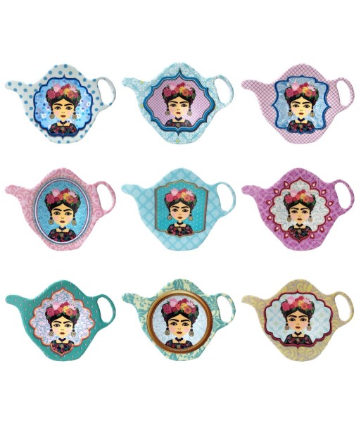 By SIGRIS Soporte Bolsitas De Te Frida Incluye 9 Unidades Cocina Cajas Y Bandejas Colección India Signes Grimalt
