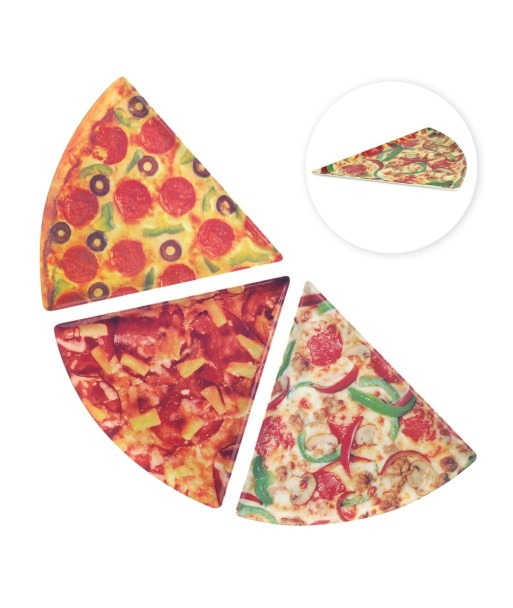 By SIGRIS Plato Corte De Pizza 3 Diferentes  Incluye 3 Unidades Cocina Cajas Y Bandejas Colección Varios  Decor