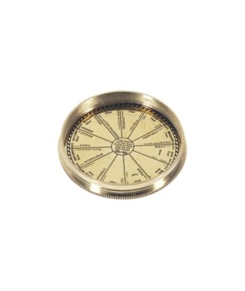 By SIGRIS Reloj Solar/Brújula Bolsillo Decoración Náutico Colección World Map Signes Grimalt Decor And Go