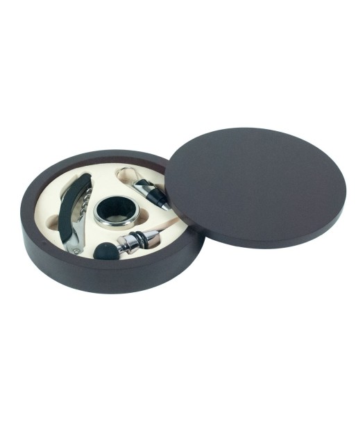 By SIGRIS Caja Redonda 4Pcs.Vino Cocina Abrebotellas Colección Vino Y Cerveza Signes Grimalt Decor And Go