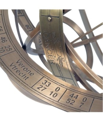 By SIGRIS Clásica  Esfera Armillary Decoración Náutico Colección World Map Signes Grimalt Decor And Go