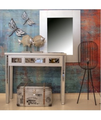 Signes Grimalt By Sigris - Espejo Pared | Espejo Rectangular Plateado - Medidas: 90x3x70 cm