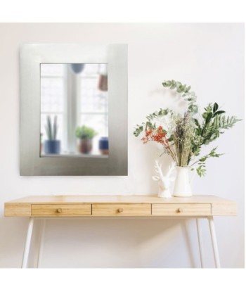 Signes Grimalt By Sigris - Espejo Pared | Espejo Rectangular Plateado - Medidas: 90x3x70 cm