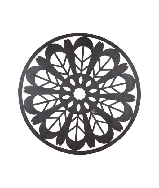 By Sigris - Decoración de Pared | Cuadro Mandalas Pared - 80 cm x 1,5 cm x 80 cm, Metal  Decor And Go