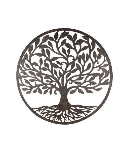 By SIGRIS Bonito  Adorno Pared Árbol De La Vida Adorno Pared Apliques Metal Colección Étnico Signes Grimalt Decor
