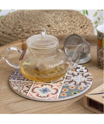 Decor and Go Salvamantel 20Cmhidráulico Incluye set de 4 Unidades Salvamanteles Cocina Colección Vintage DG18992