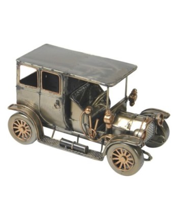 Coche Vintage de Metal para Coleccionistas - Modelo Clásico Ideal como Regalo Único y Decoración de Oficina o