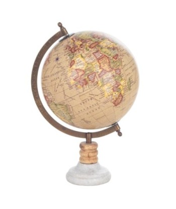 By SIGRIS Globo Pie De Mármol Decoración Globos Mundo Colección World Map Signes Grimalt Decor And Go
