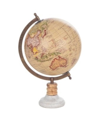 By SIGRIS Globo Pie De Mármol Decoración Globos Mundo Colección World Map Signes Grimalt Decor And Go