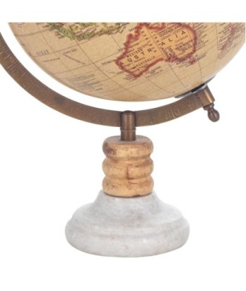 By SIGRIS Globo Pie De Mármol Decoración Globos Mundo Colección World Map Signes Grimalt Decor And Go